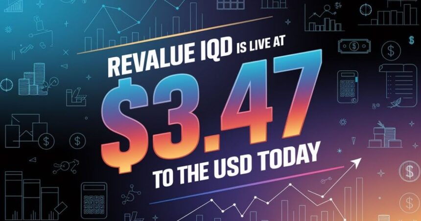 Revalue Iqd Is Live at 3.47 to the USD